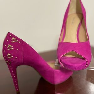 Gianni Bini pink heels. USED!!! Worn once EXCELLENT CONDITION